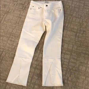 Principle white denim jeans